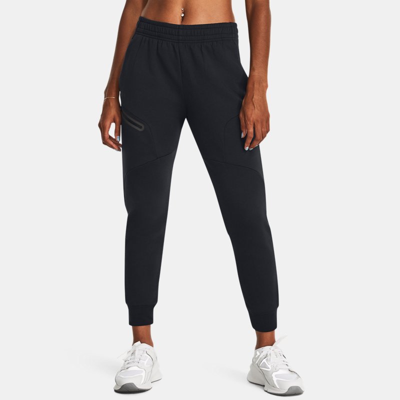 Pantalon de jogging Under Armour Unstoppable Fleece pour femme Noir / Noir XS